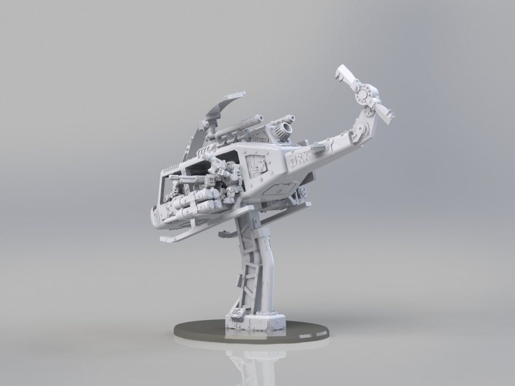 ORK-O-KEZZ Greenskins War Kopta 3D print model_2