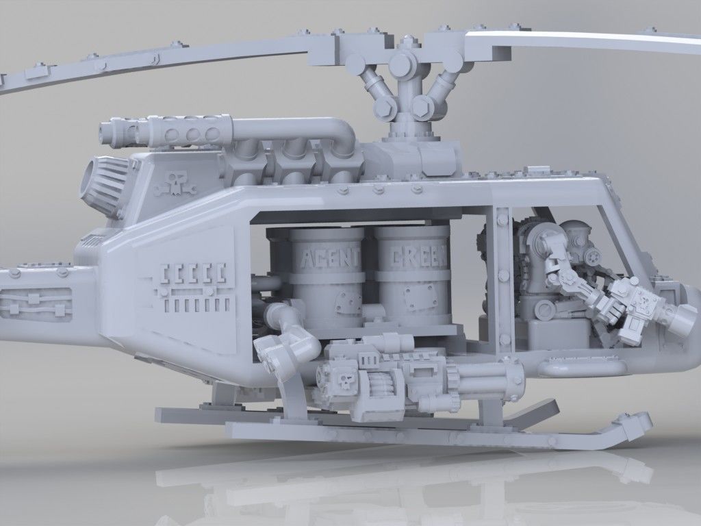 ORK-O-KEZZ Greenskins War Kopta 3D print model_3