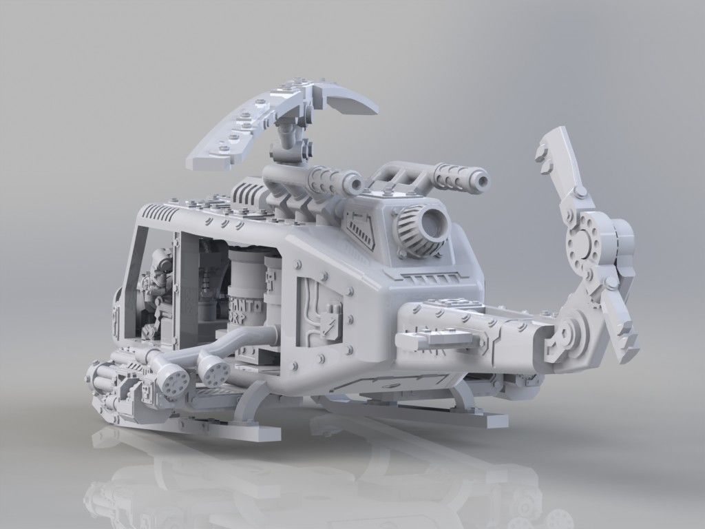 ORK-O-KEZZ Greenskins War Kopta 3D print model_4