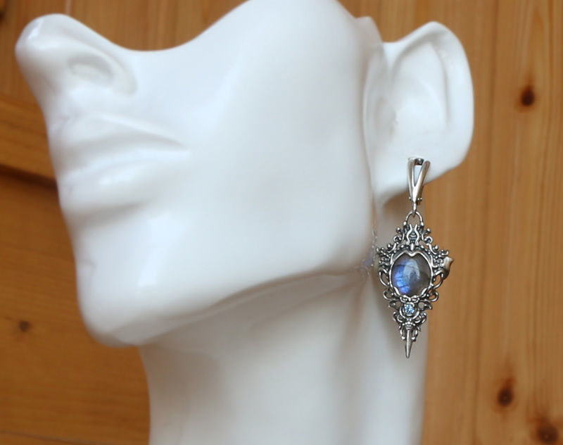 SET -Sculpted printed jewelry models in a vintage fantasy style 3D print model_4