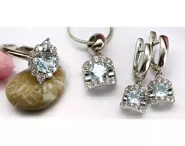 Jewelry design SET - Download digital printable jewelry 3D model