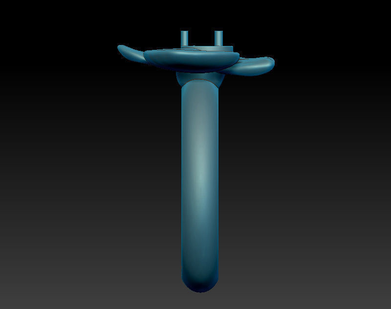 Set - Orchid 3D models to download - Ring - pendant - earrings 3D print model_12