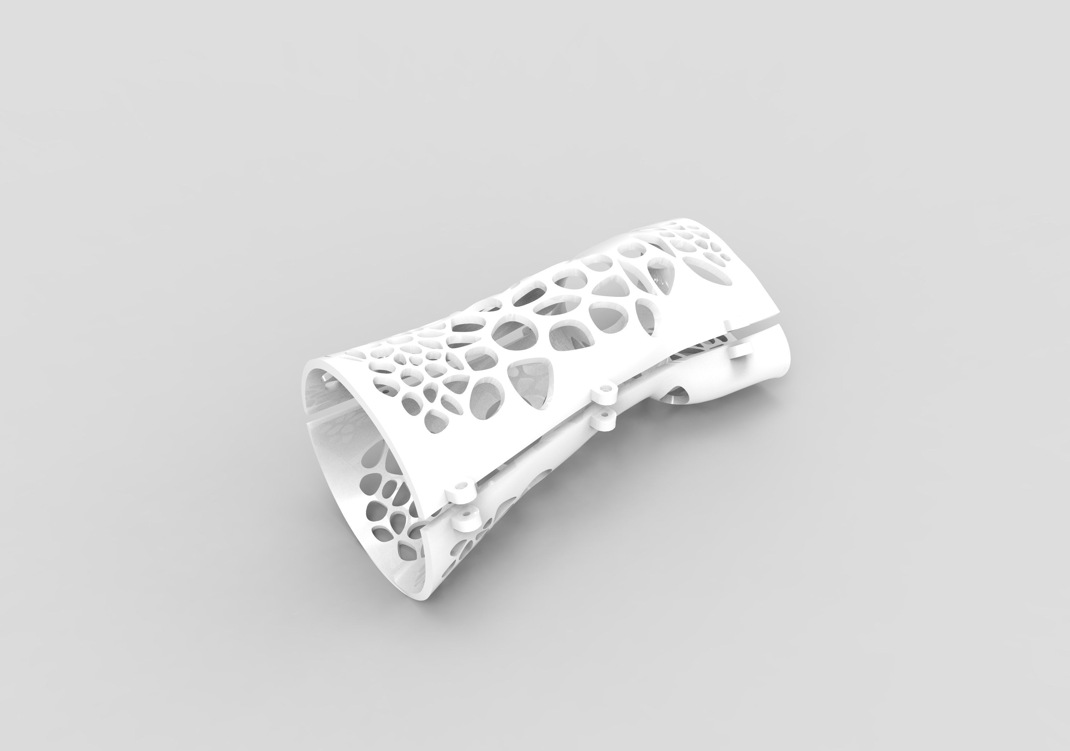 ARM SPLINT - 3D PRINT 3D print model_11