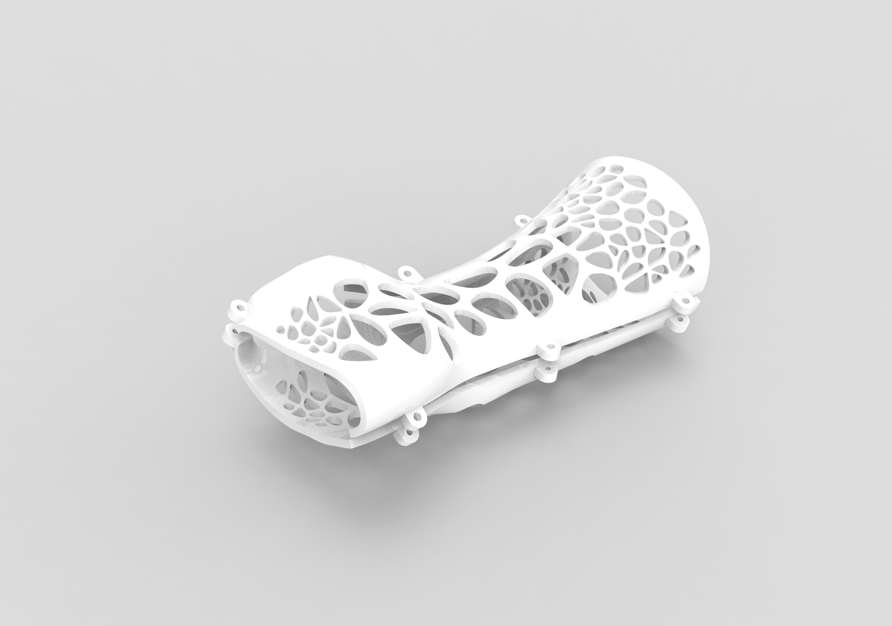 ARM SPLINT - 3D PRINT 3D print model_8