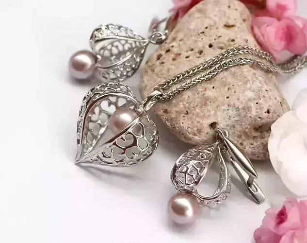 Physalis - Jewelry digital files for printing - set