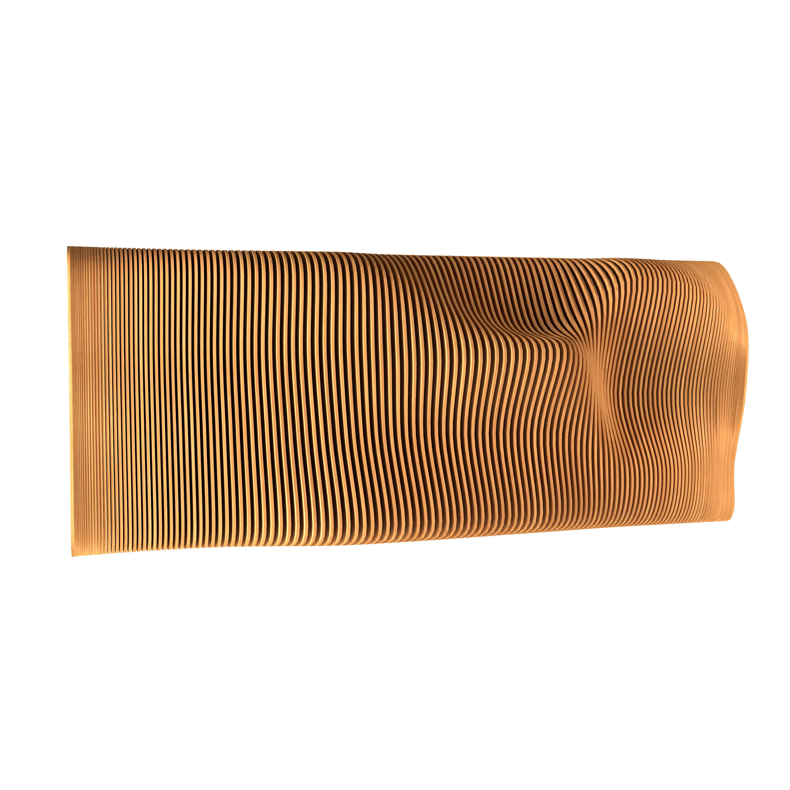 Parametric Wall 3D model_1