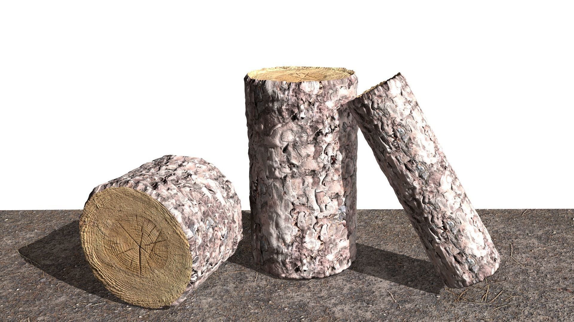 Pine Trees Bark PBR 2k tile textures wood materials Texture_4