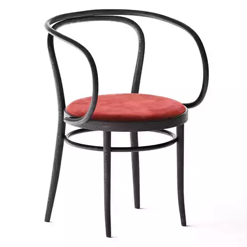 Bentwood armchair 209 P by Thonet