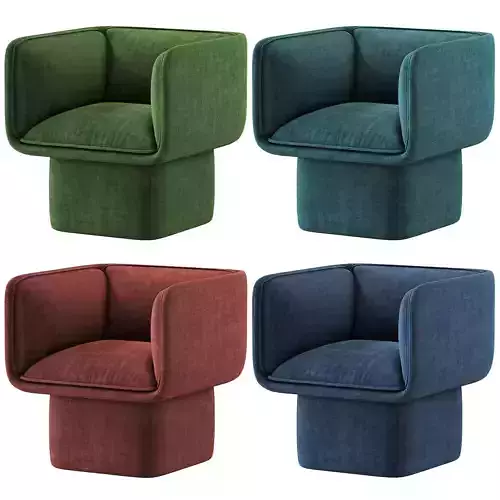 Block Armchair By Missana