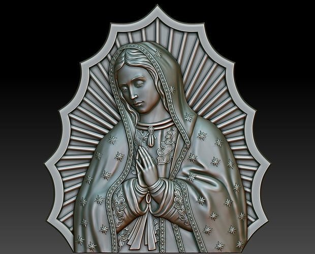 Virgin of Guadalupe 3D model