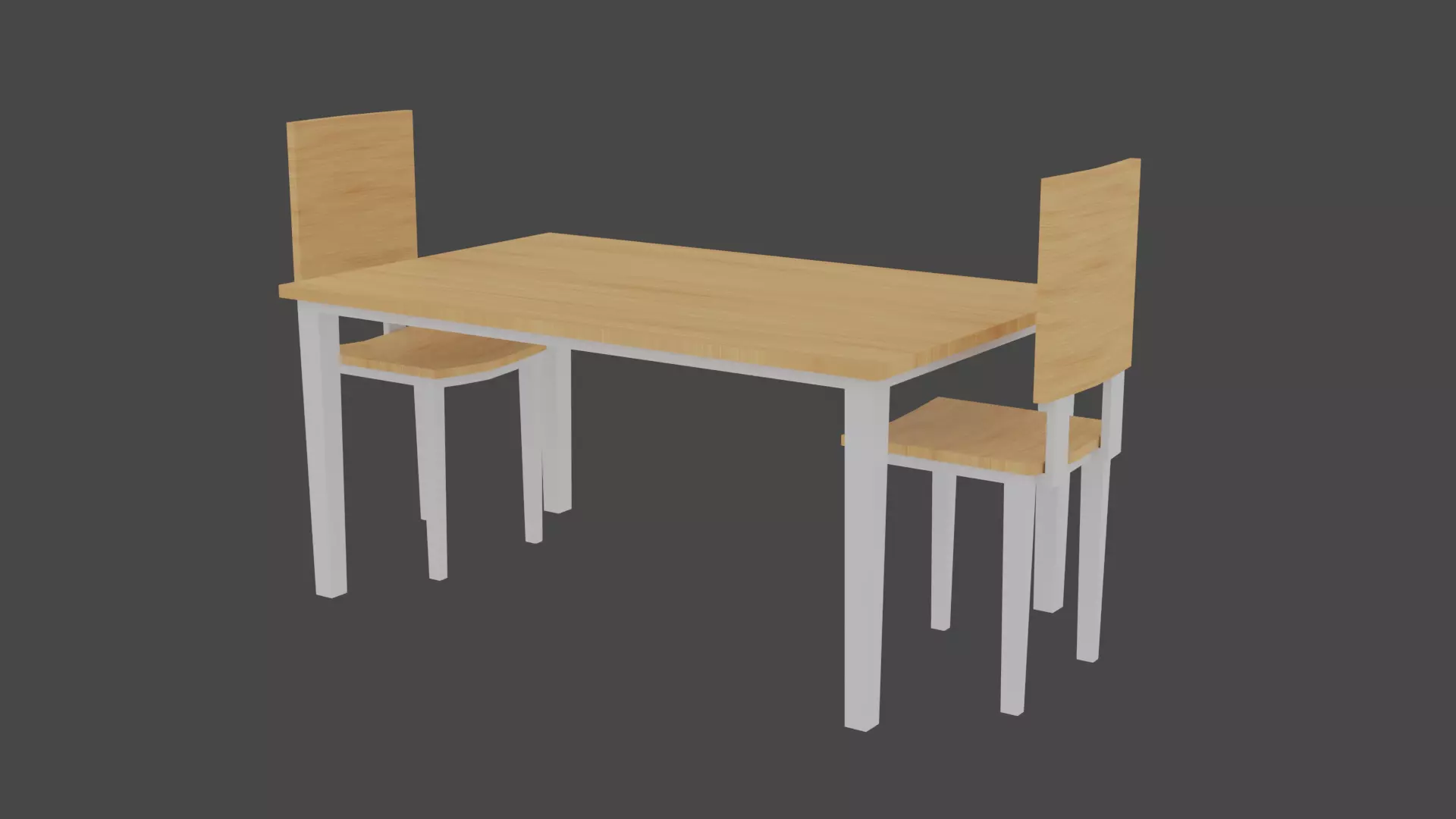 FREE Dining table set free VR / AR / low-poly 3D model | CGTrader