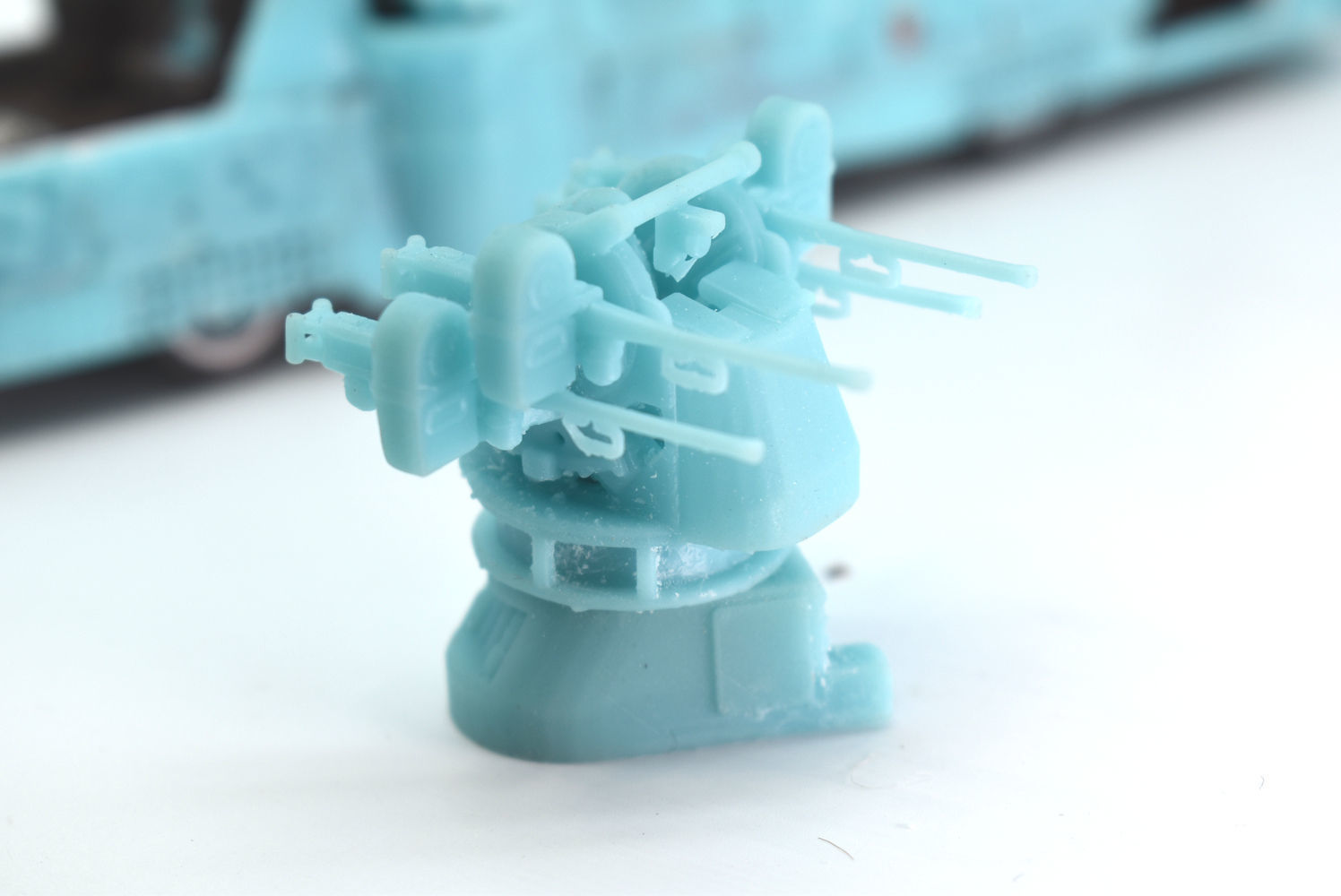 Gaslands scale 50 Calibre Quadmount 3D print model_3