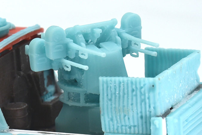 Gaslands scale 50 Calibre Quadmount 3D print model