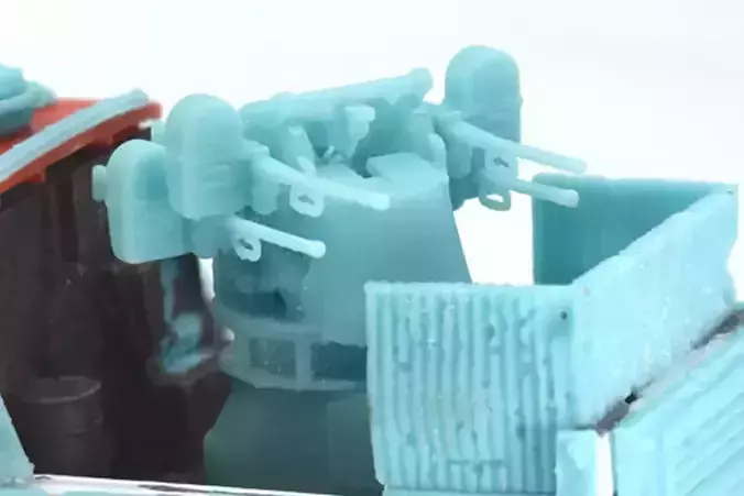 Gaslands scale 50 Calibre Quadmount