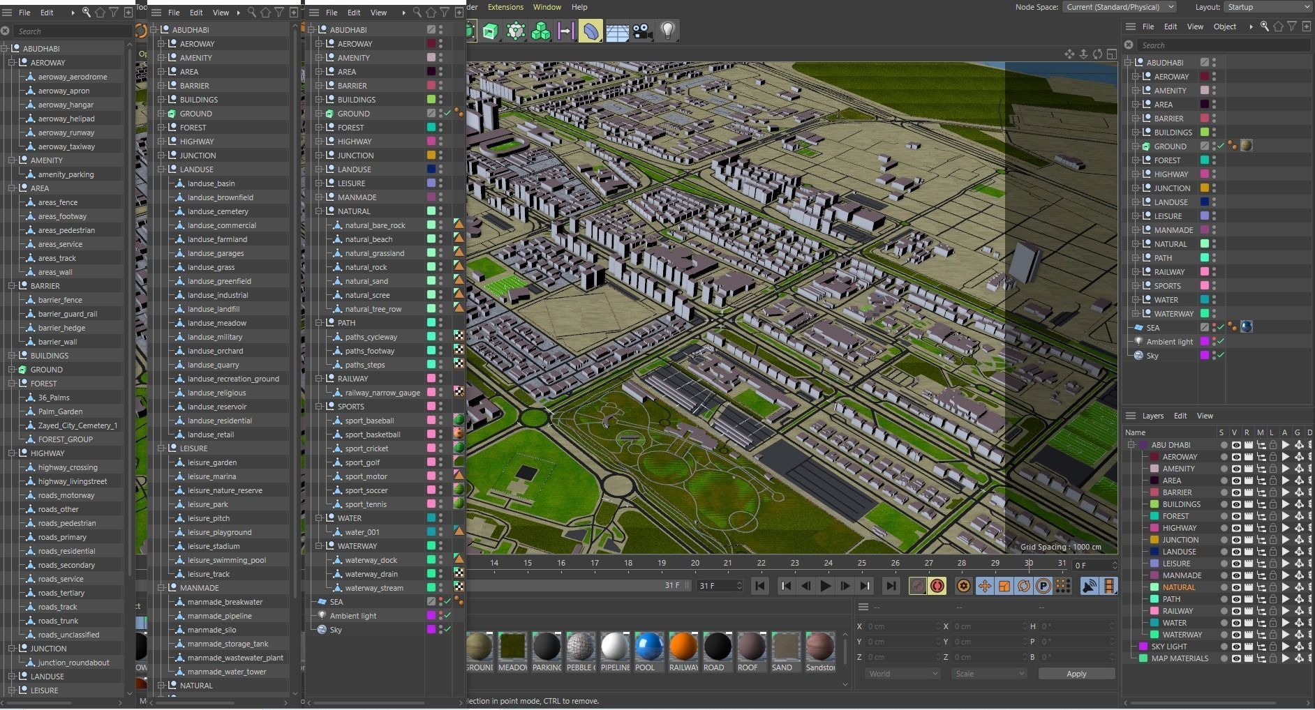 ABU DHABI 3D MODEL DEC 2020 Low-poly 3D model_1