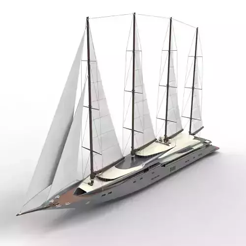 Sailing Yacht 3D model