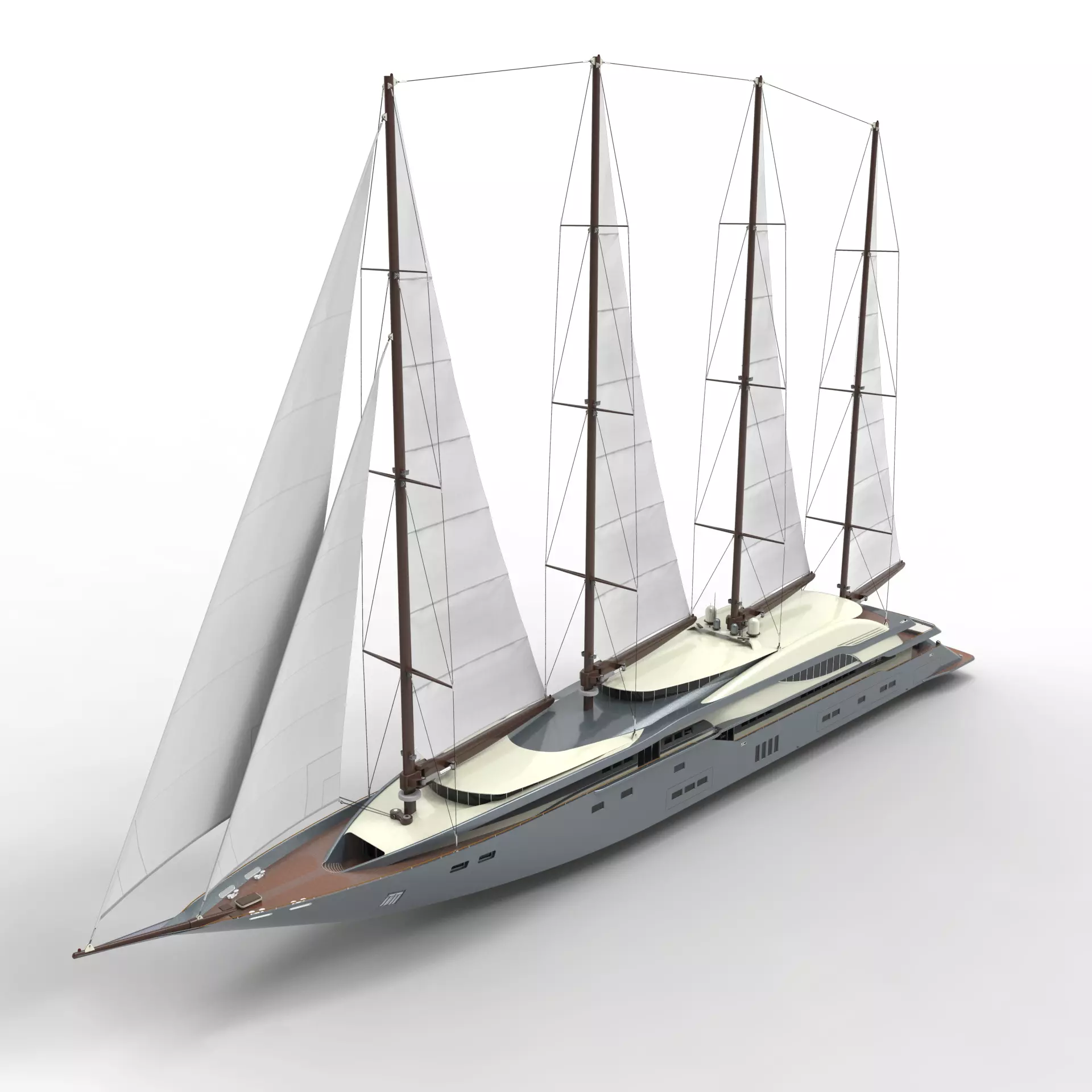 Sailing Yacht 3D model
