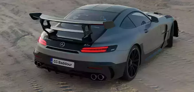 Mercedes AMG GT Black Series 3D model