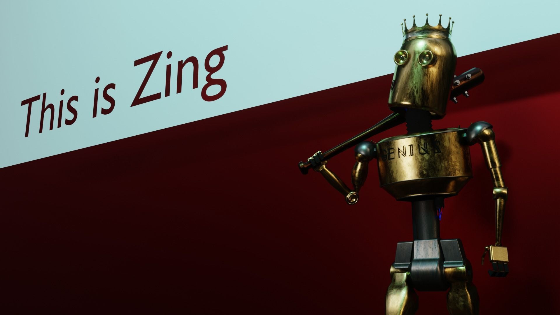 Old Cyberpunk Robot  Low-poly 3D model_34