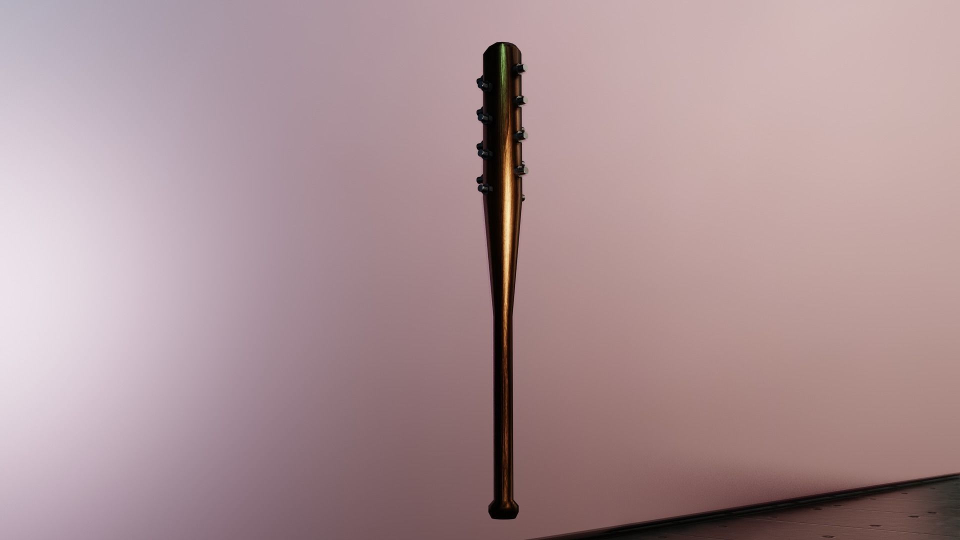 Old Cyberpunk Robot  Low-poly 3D model_21