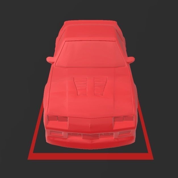 Chevrolet Camaro Iroc-z 1990  rc 3D print model car body shell   3D print model_7