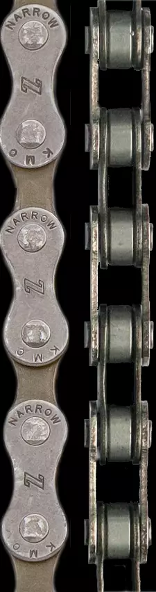 Lifttruck bike chain with different numbers 3D model