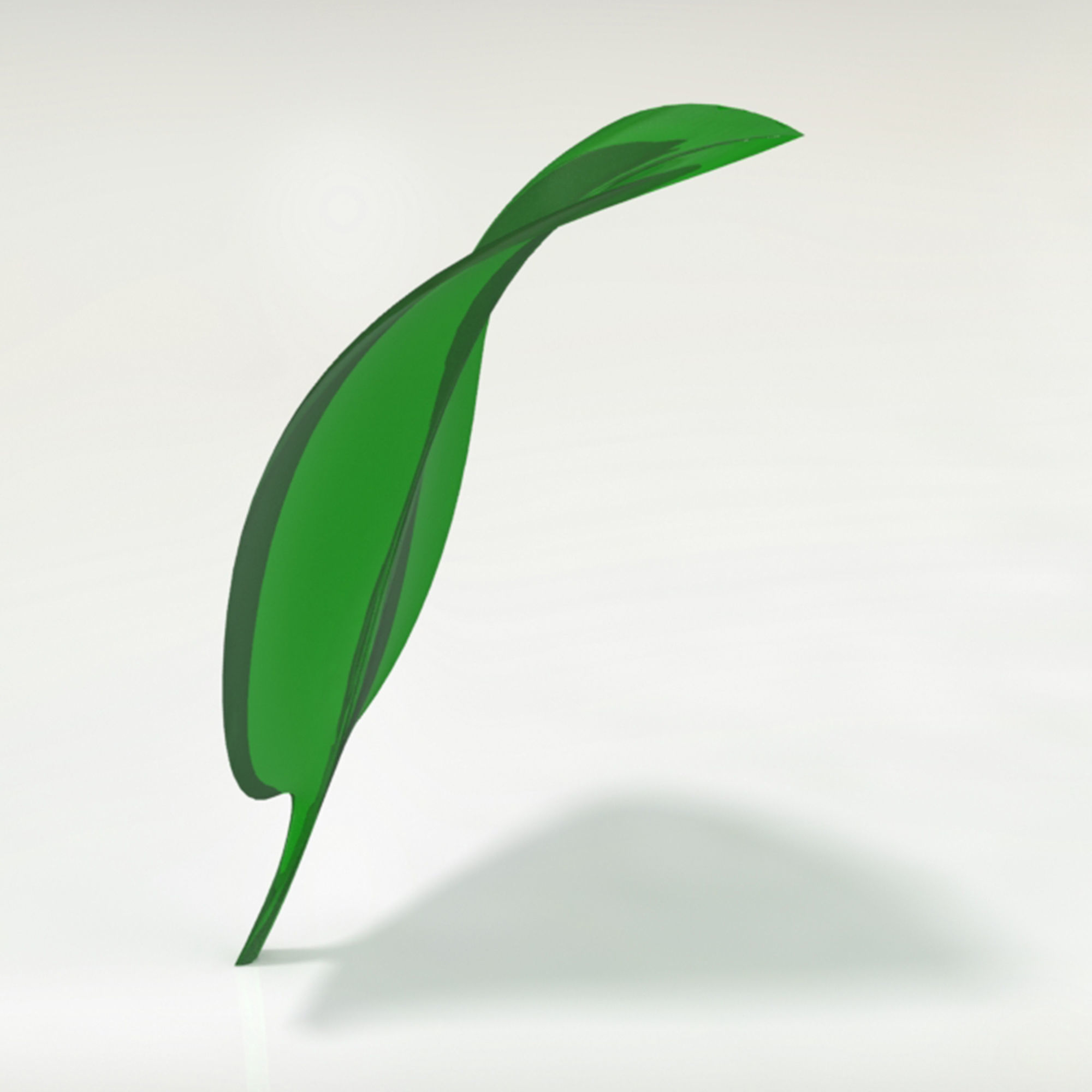 soft leaf 3D model_1