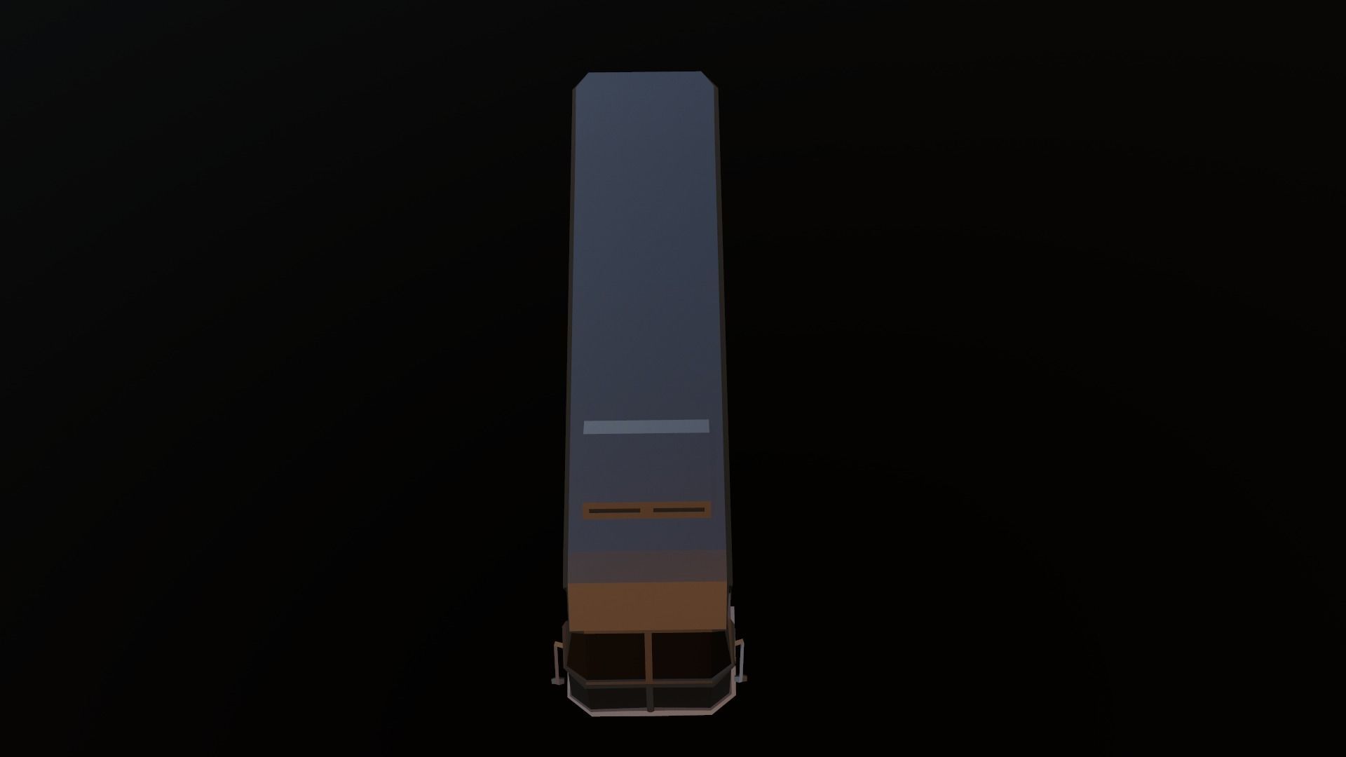 Bus Low-poly 3D model_8