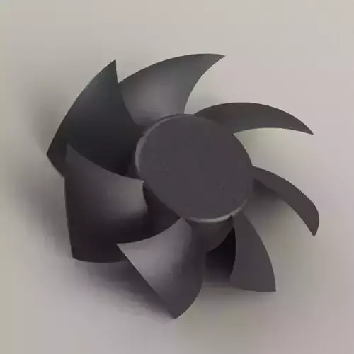 pc fan- propeller 3D model