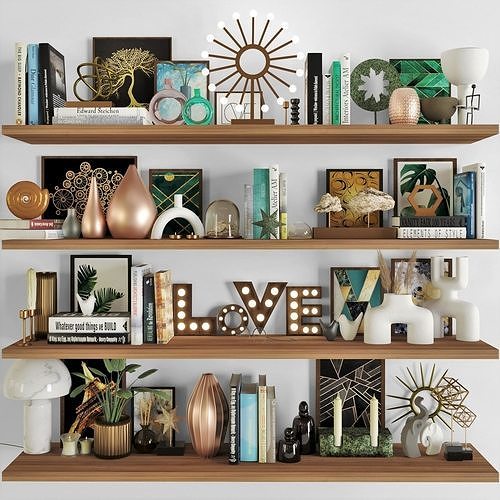 Decorative set03 3D model