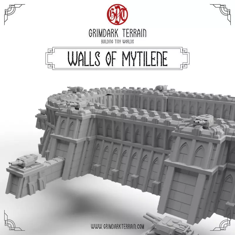PDF Walls of Mytilene - Base Set by GrimDark Terrain Free 3D print model_0