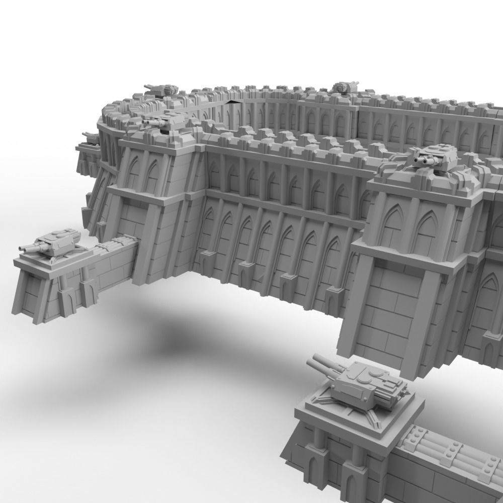 PDF Walls of Mytilene - Base Set by GrimDark Terrain Free 3D print model_7