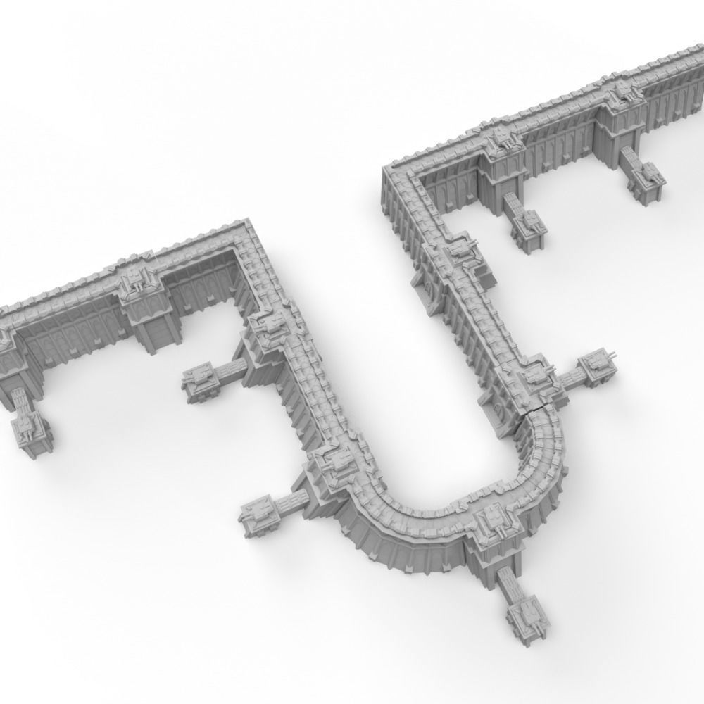 PDF Walls of Mytilene - Base Set by GrimDark Terrain Free 3D print model_9