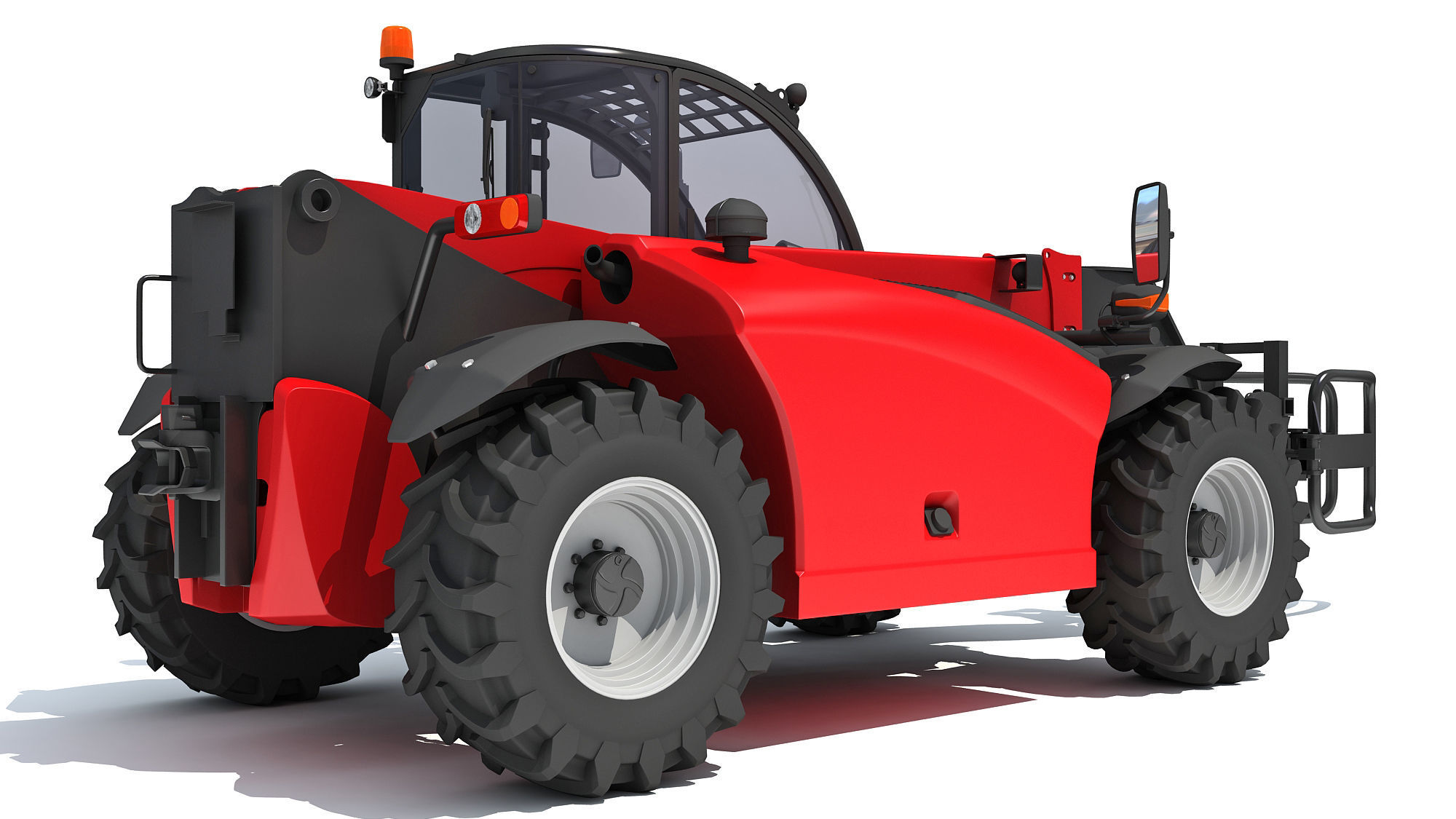 Telescopic Handler Forklift 3D model_7