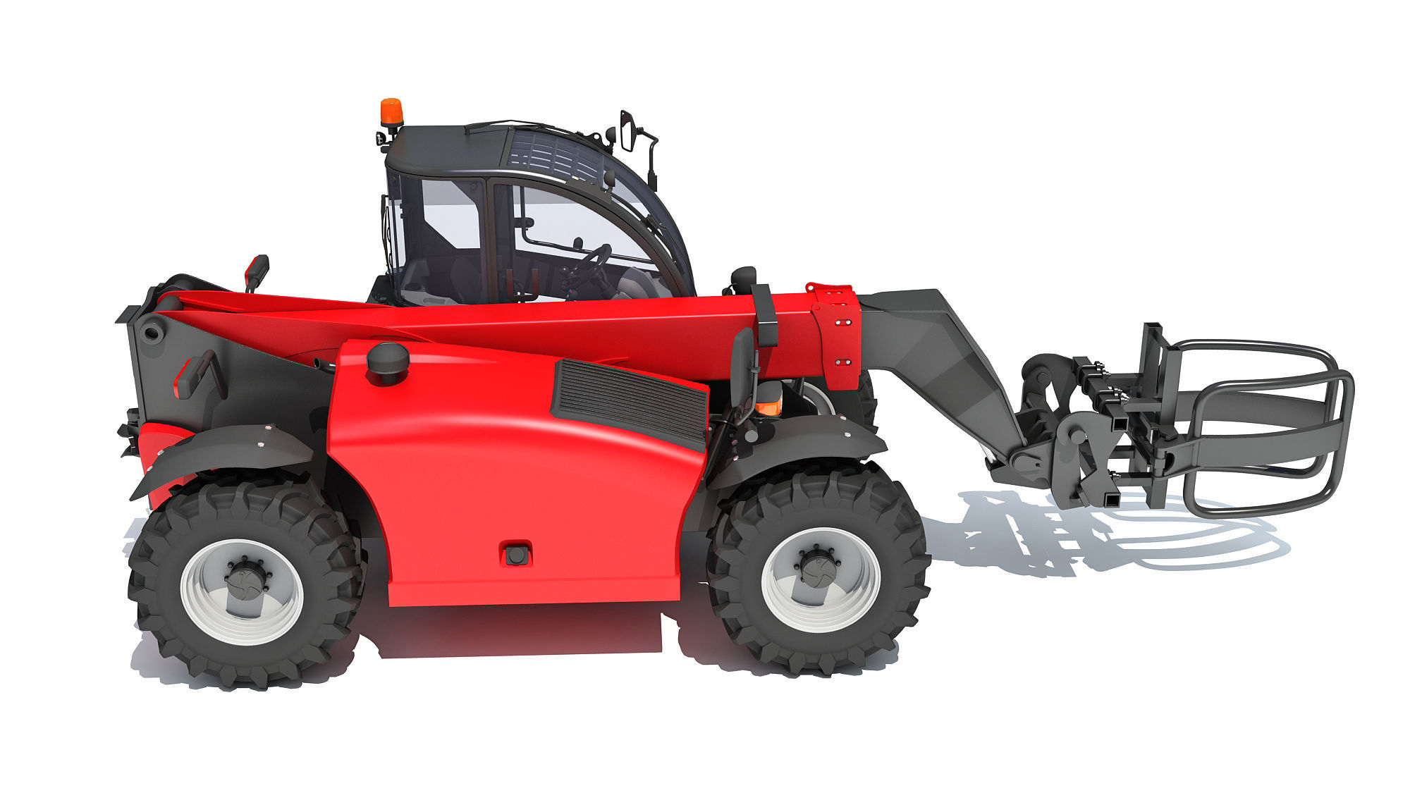 Telescopic Handler Forklift 3D model_9