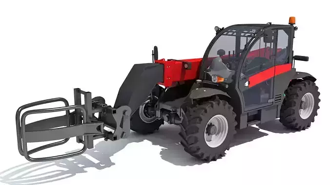 Telescopic Handler Forklift 3D model