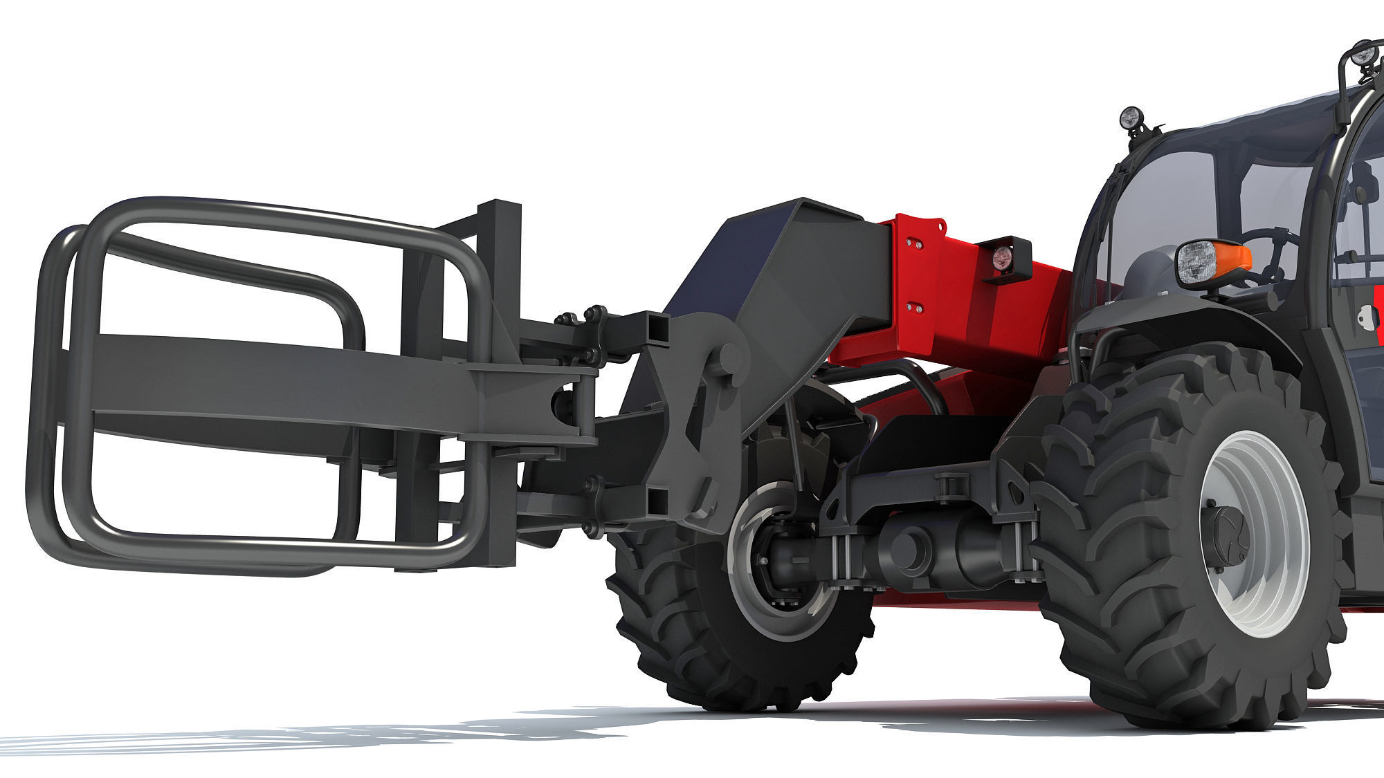 Telescopic Handler Forklift 3D model_12
