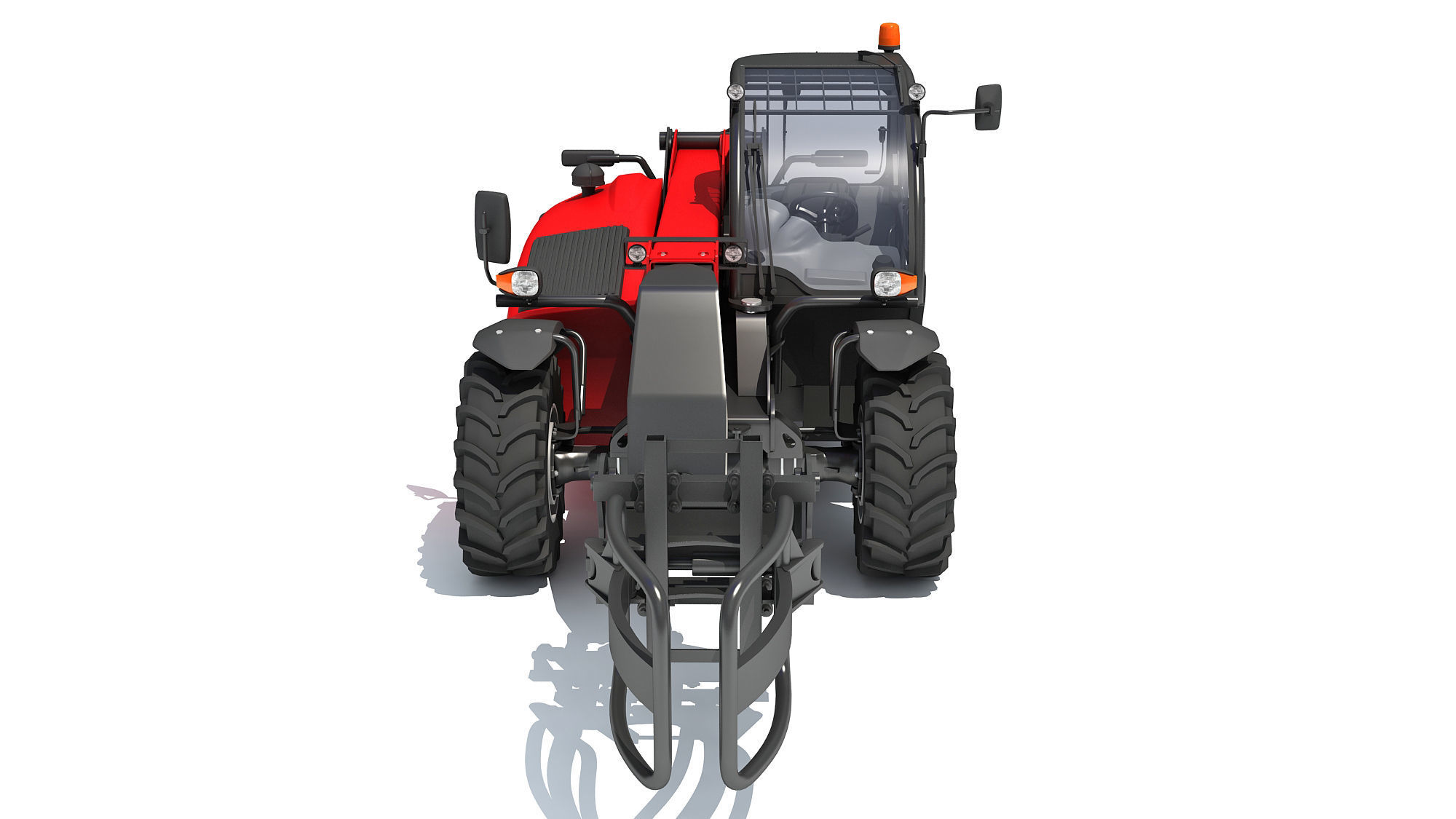 Telescopic Handler Forklift 3D model_10