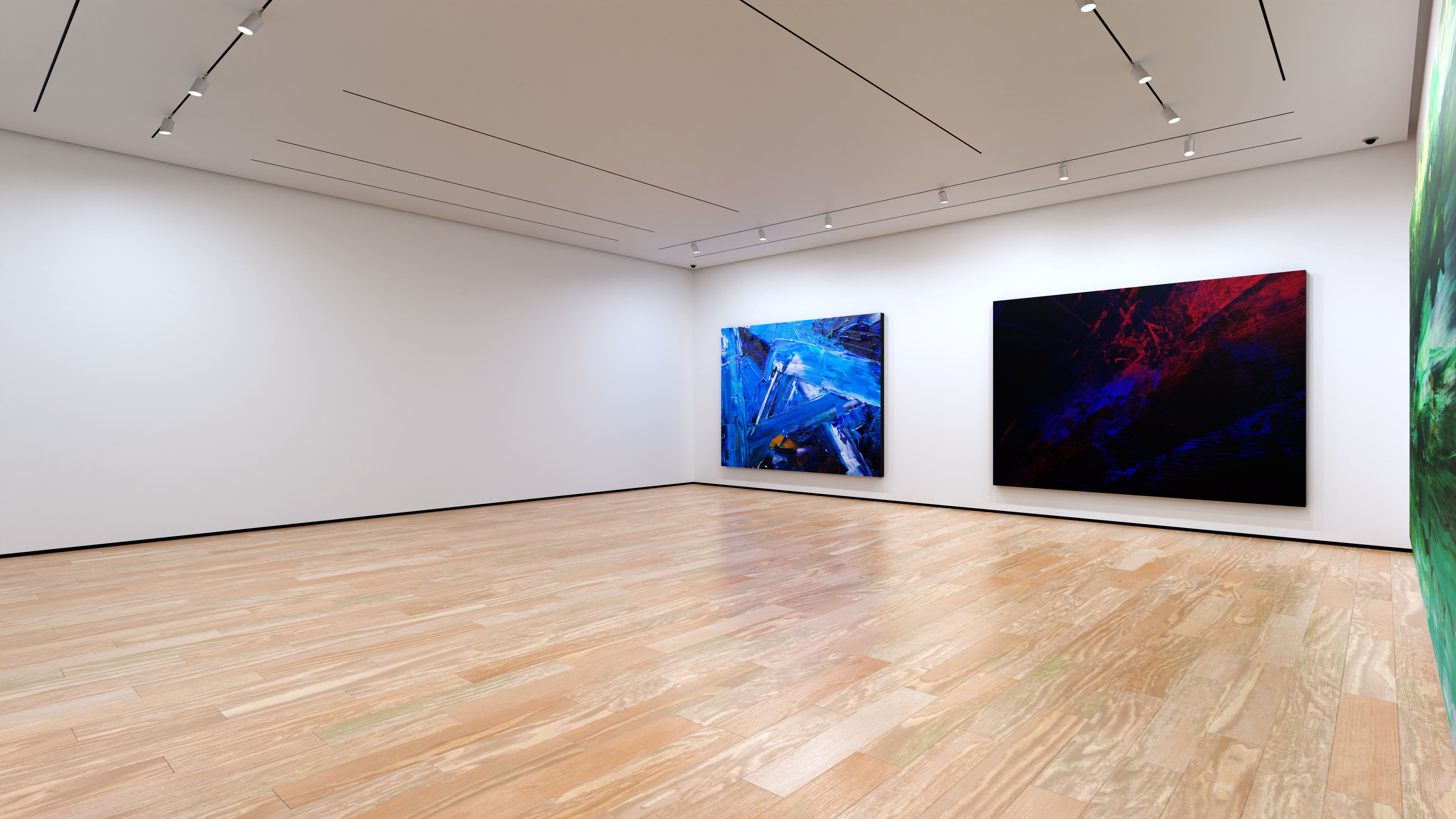 Art Museum Gallery Interior 1 - Textured Low-poly 3D model_2