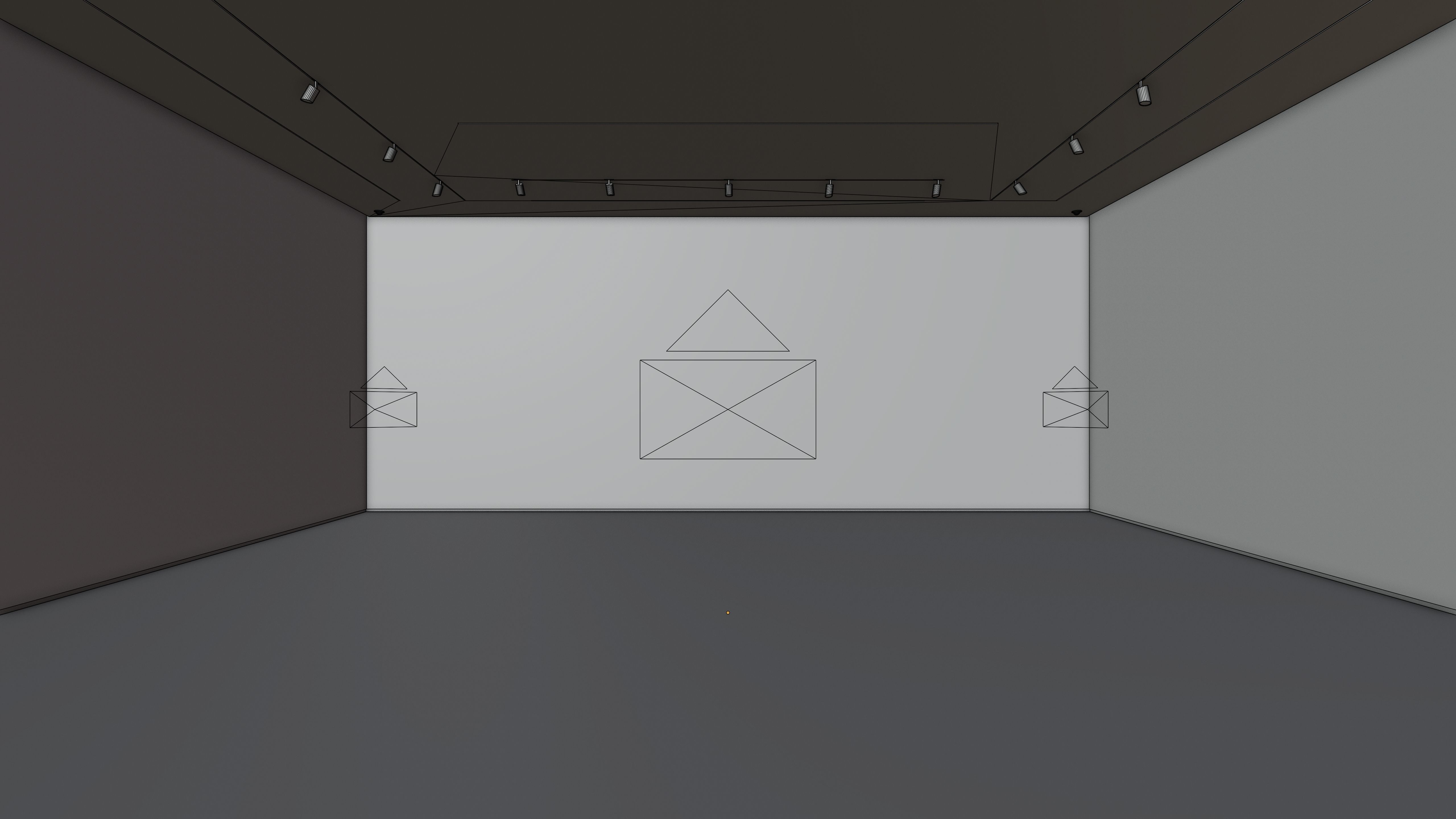 Art Museum Gallery Interior 1 - Textured Low-poly 3D model_5