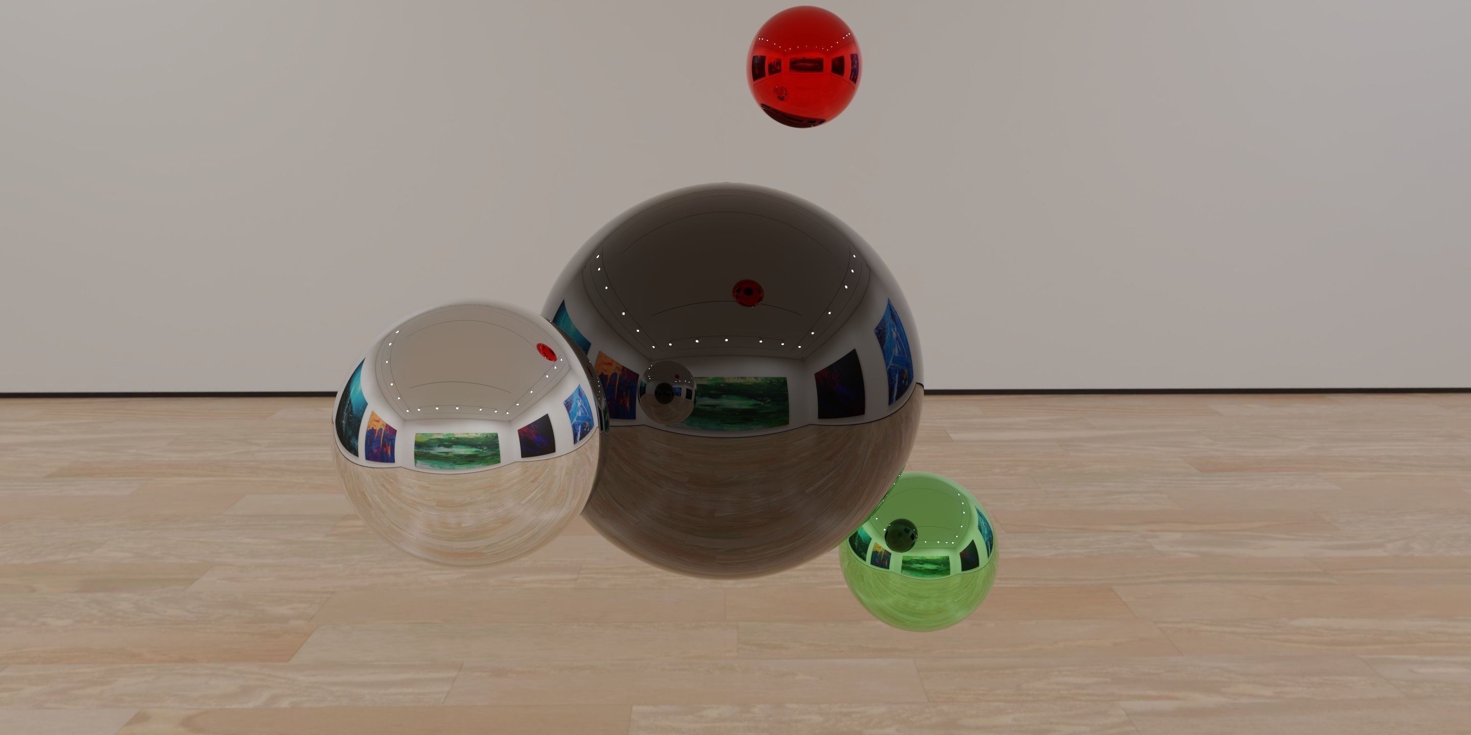 HDRI - Art Museum Gallery Interior 1 - HDR - EXR - 8192x4096 Texture_3