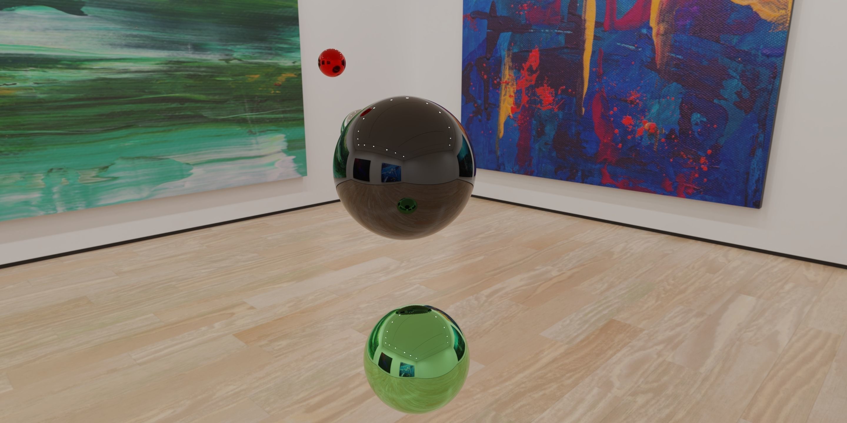 HDRI - Art Museum Gallery Interior 1 - HDR - EXR - 8192x4096 Texture_6