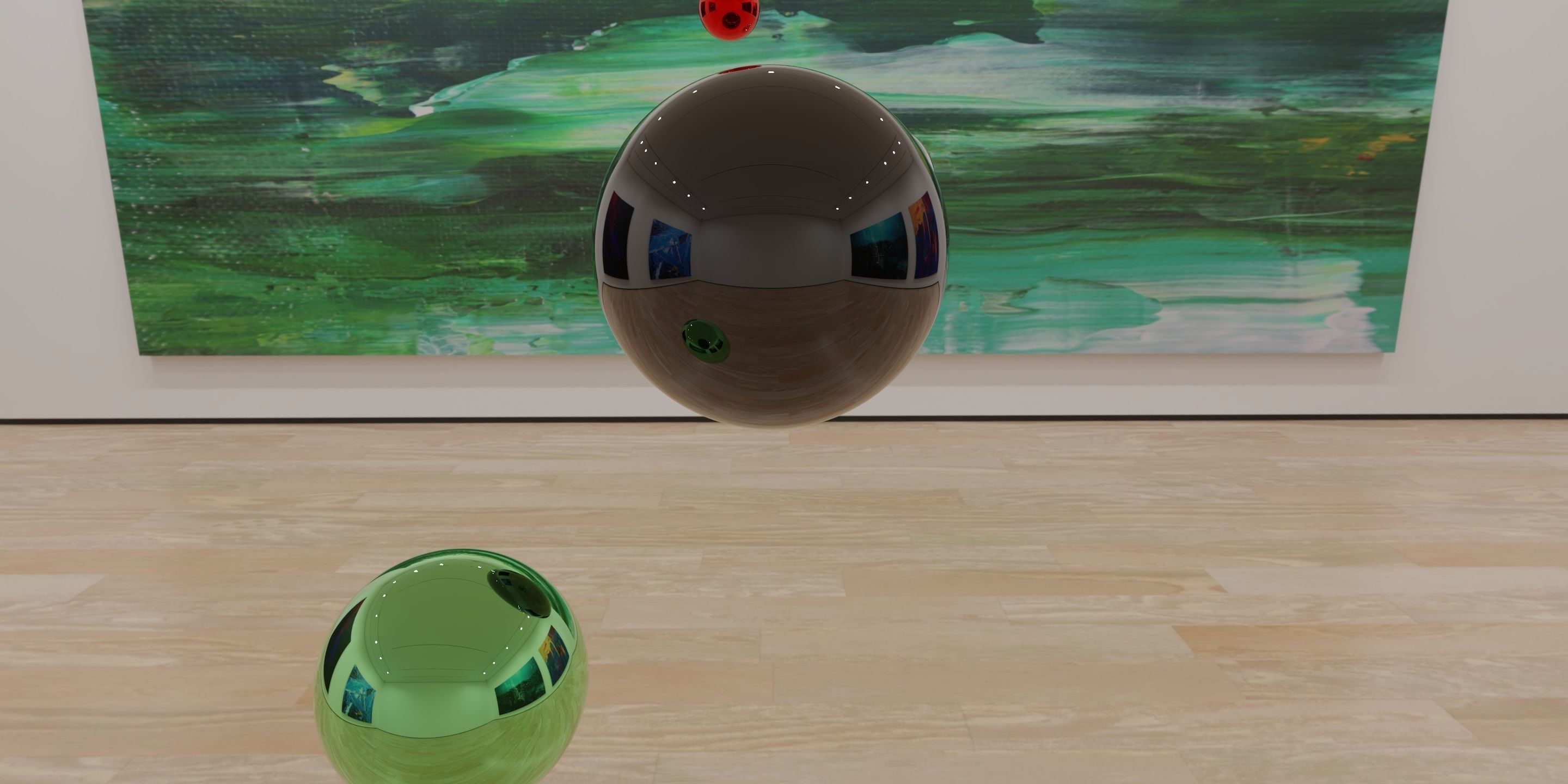 HDRI - Art Museum Gallery Interior 1 - HDR - EXR - 8192x4096 Texture_7