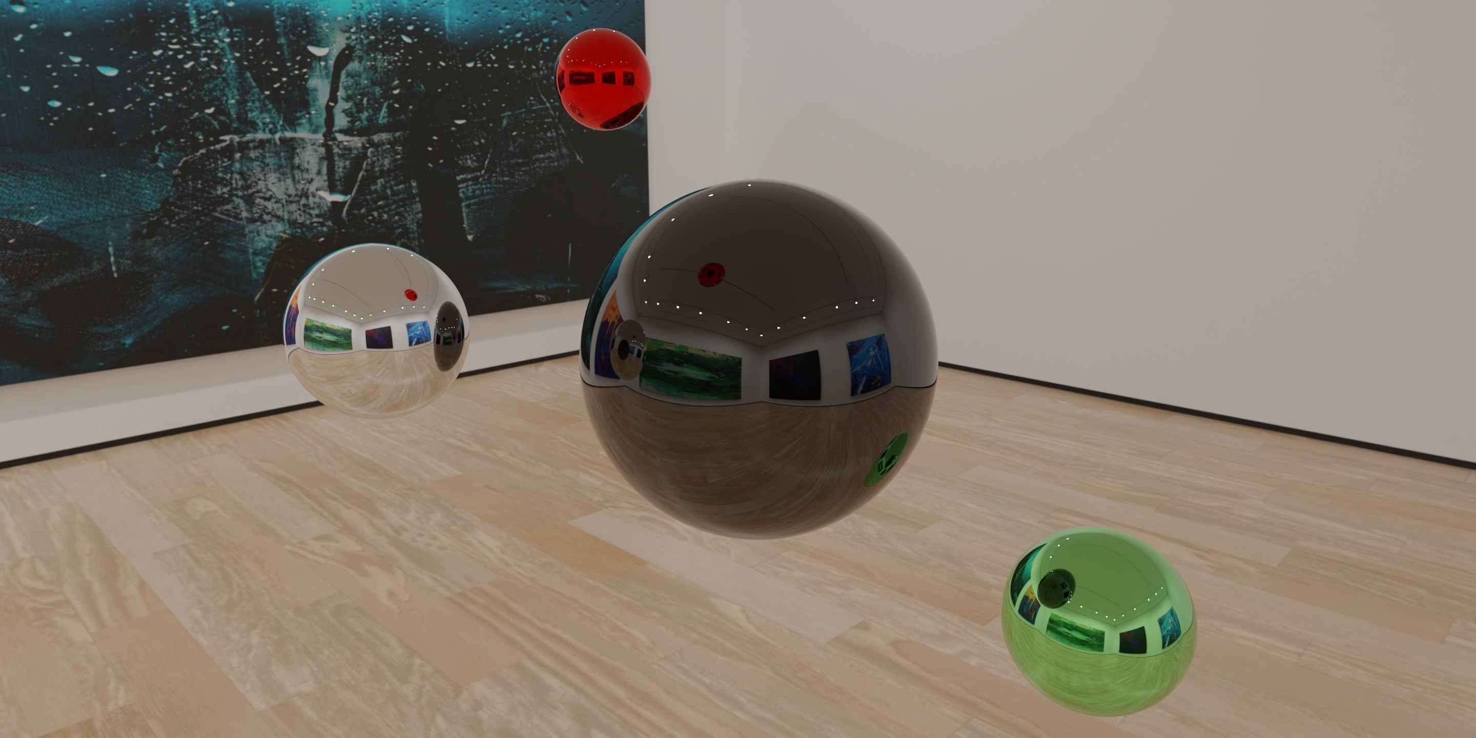 HDRI - Art Museum Gallery Interior 1 - HDR - EXR - 8192x4096 Texture_4