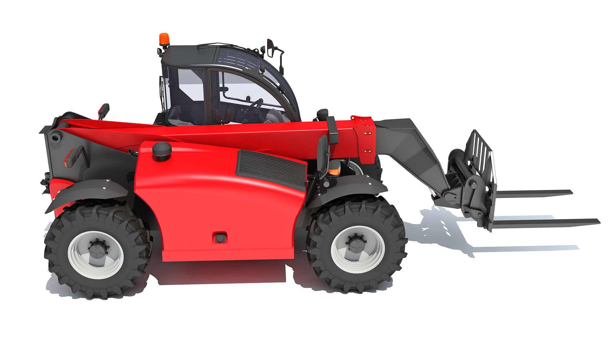 3D Telescopic Telehandler 3D model_8
