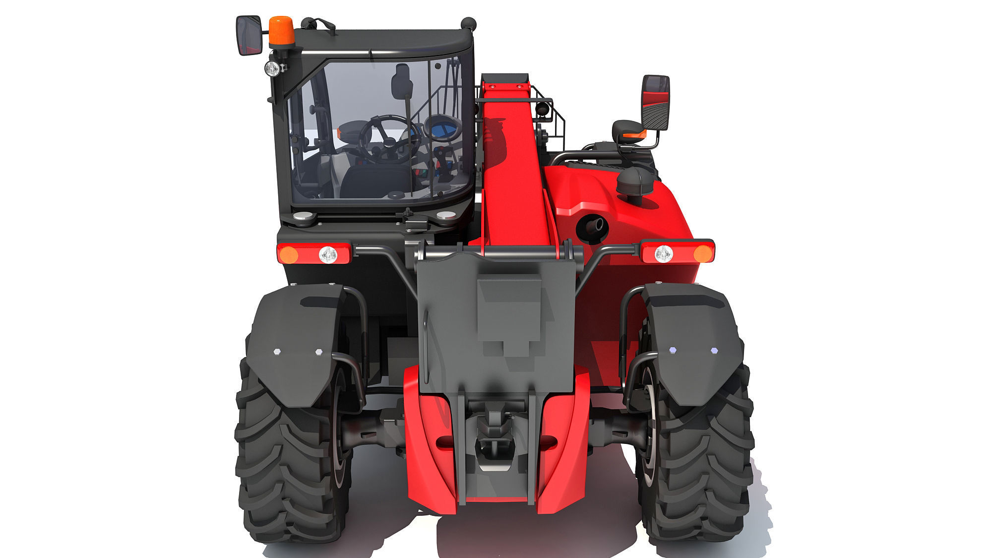 3D Telescopic Telehandler 3D model_4