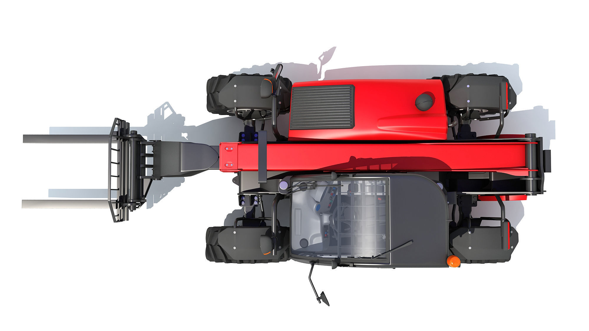 3D Telescopic Telehandler 3D model_11