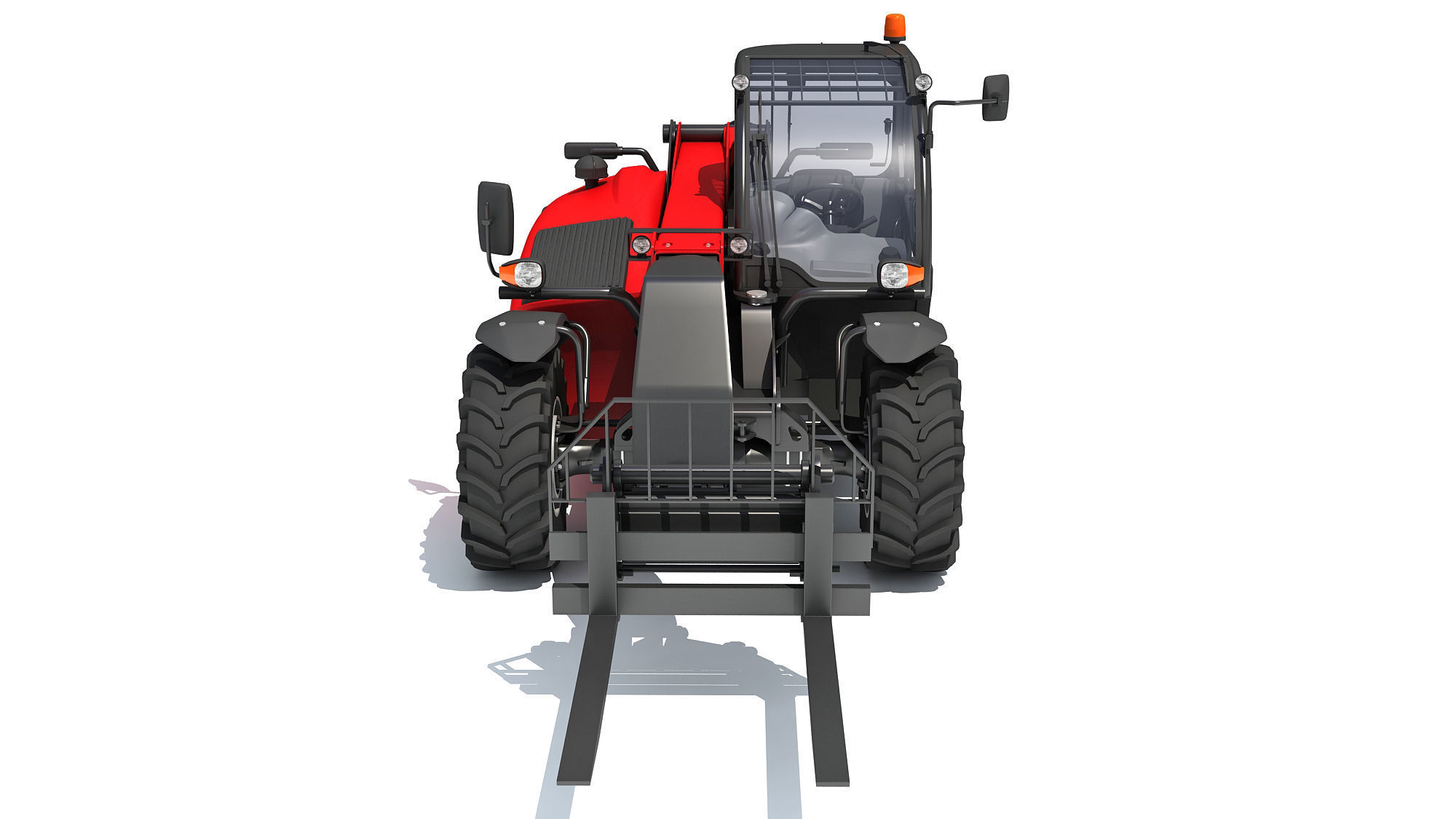 3D Telescopic Telehandler 3D model_10