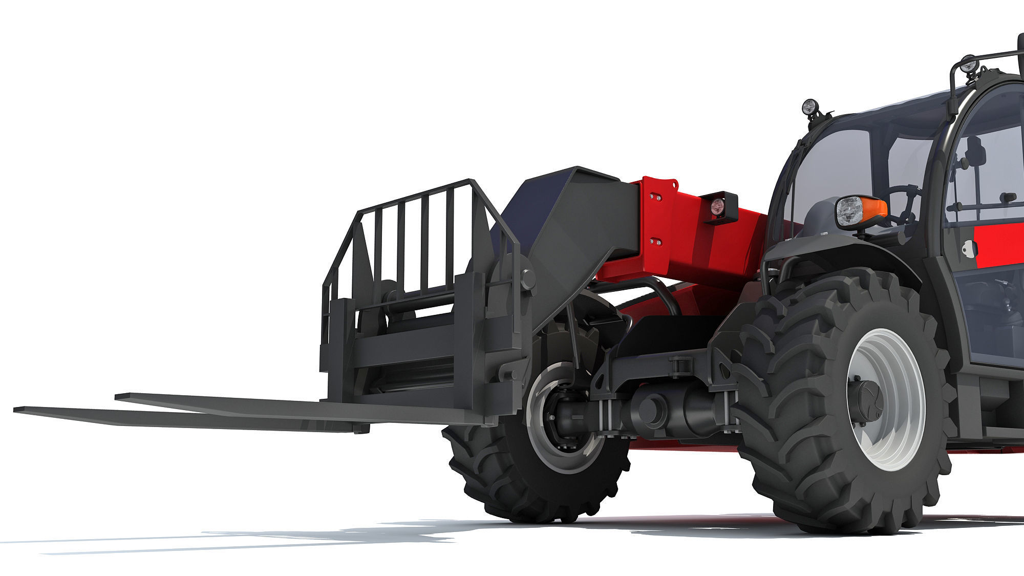 3D Telescopic Telehandler 3D model_12