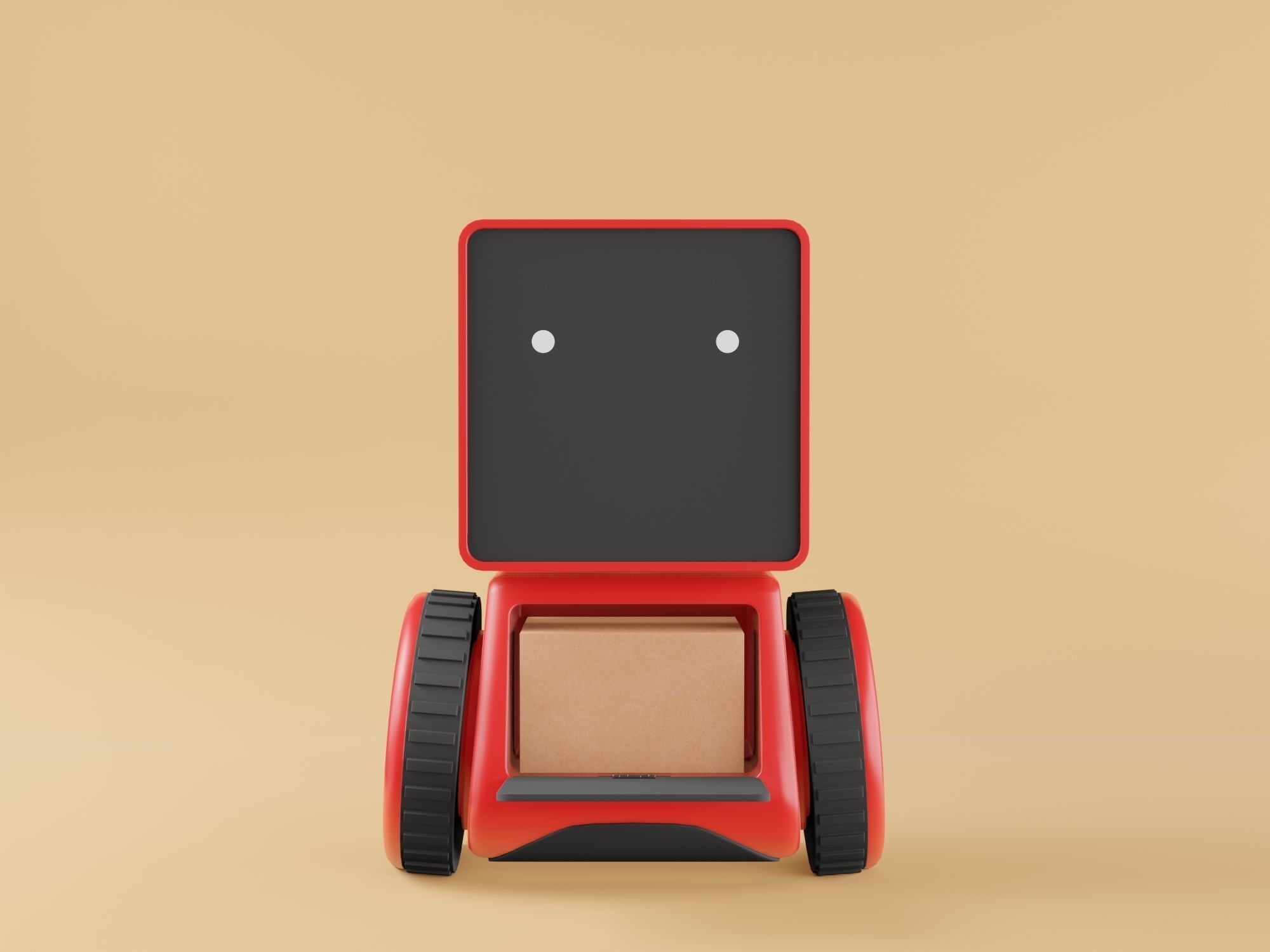 Delivery Intelligence Robot 3D model_7